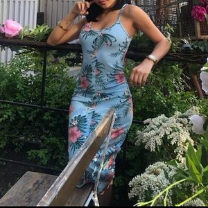 GUESS floral maxi dress
